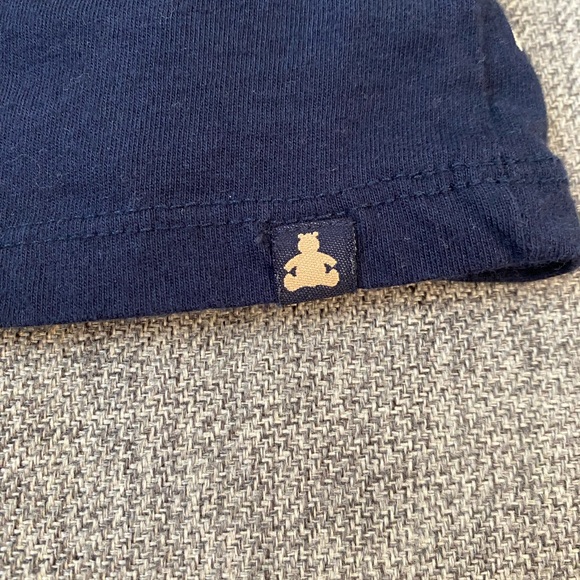 GAP Navy Blue Dinosaur Long Sleeve Playtime Favorites Tee organic grown cotton - Picture 4 of 6